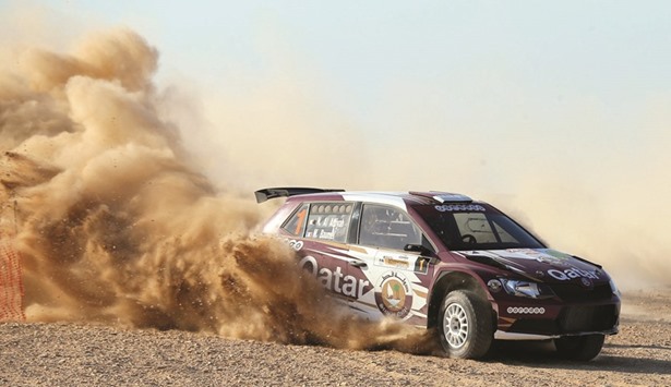 File picture of Nasser al-Attiyah in action.