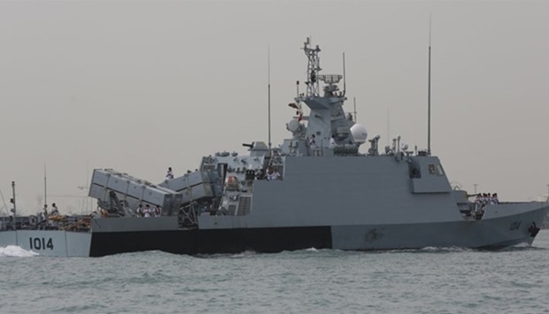 Warships participating in this year's Dimdex. PICTURES: Jayaram