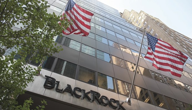 The logo of BlackRock is displayed at its offices in New York. The BlackRock Inflation Protected Bond Portfolio has lost 1.5% during the past 12 months, while the Pimco Real Return Fund has lost 1.8%, based on data compiled by Bloomberg.