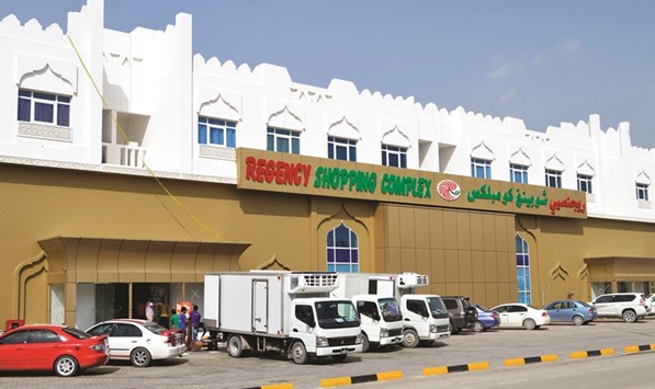 Regency Shopping Complex in Al Wusayl Street of Umm Salal Ali.