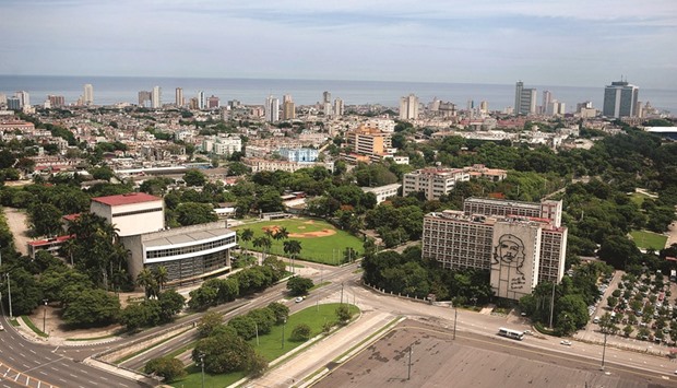 A general view of Cuban capital Havana (file). In the early days of the revolution, Castro expropriated golf courses, turning some into community centres and leaving others for nature to reclaim. Today, Cuba has just two places to golf - a nine-hole course in Havana that dates from the 1940s and is mostly used by diplomats, and an 18-holer in the beach resort of Varadero.