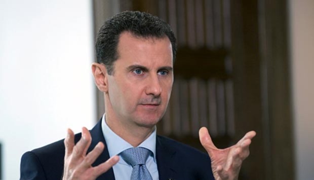 Bashar al-Assad says it is the ,duty of any government, to regain control of its territory.
