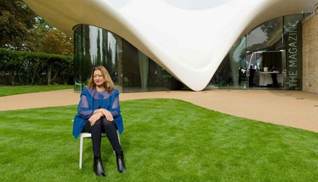 Iraqi-British architect Zaha Hadid