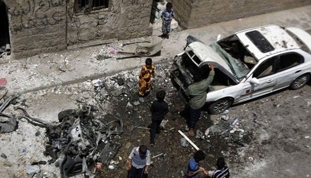 A car bomb attack in Sanaa, Yemen, last week. (File picture).