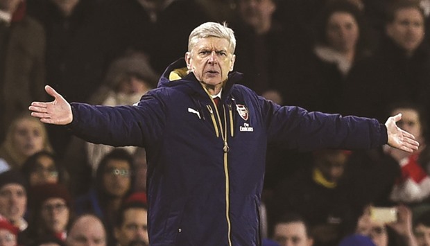 Arsenal manager Arsene Wenger