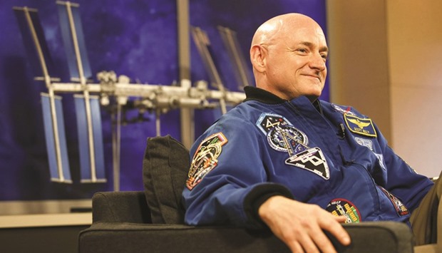 Nasa astronaut Scott Kelly speaks to the media after returning from a one year mission in space aboard the International Space Station, at the Johnson Space Centre in Houston, Texas. Kellyu2019s his record-breaking year-long mission was intended to provide critical data to understand how to keep astronauts healthy during long space voyages.