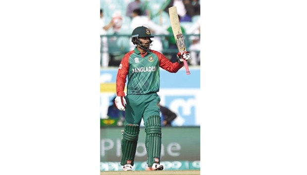 Bangladesh opener Tamim Iqbal scored an unbeaten 83 against Netherlands yesterday. (AFP)