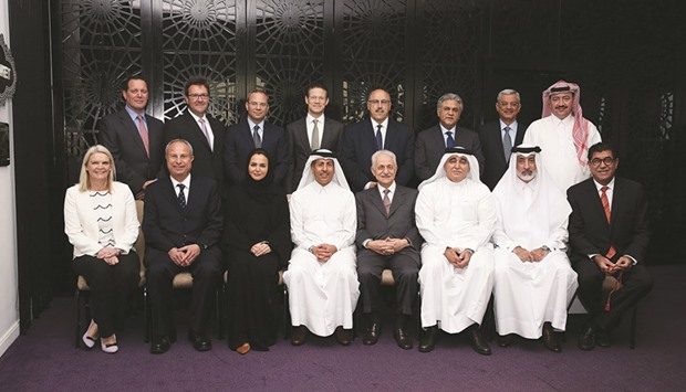 Officials of the Pearl Initiative during the recently-held board of governorsu2019 meeting.