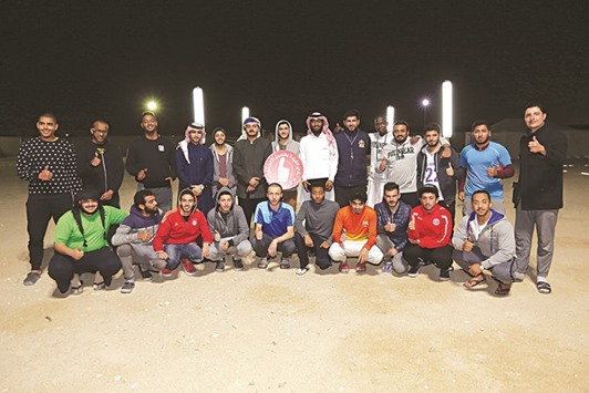 QU students who participated in the Tamkeen Club camp activities.