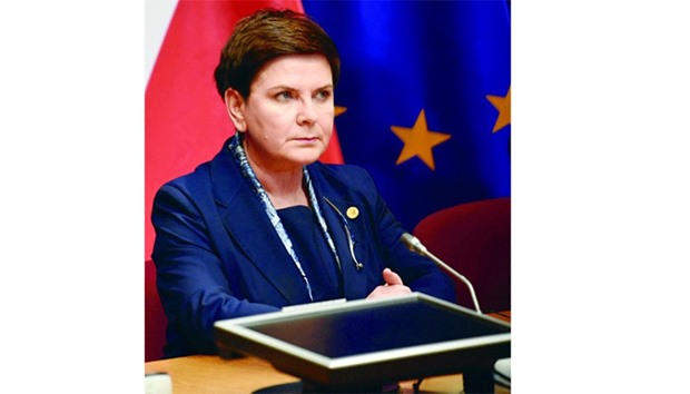 Szydlo: Polish media close to her government welcomed her u2018courage and the intransigenceu2019 in the face of u2018terrible pressureu2019 in Brussels.