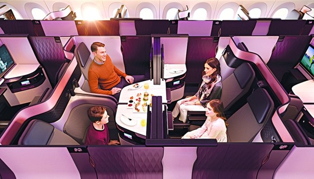 At ITB Berlin, Qatar Airways' new business class QSuite was revealed in a world exclusive ceremony. QSuite enhances the standard for premium travel worldwide featuring a unique customisable cabin that includes movable privacy panels that can be arranged to create a quadruple social space for families and friends.