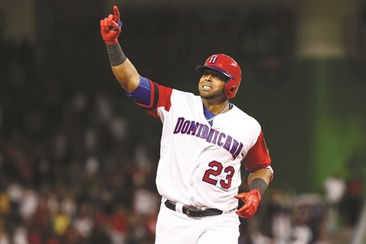 Dominican Republic outfielder Nelson Cruz.