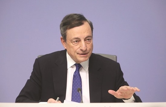 On Thursday, the European Central Bank president found himself with an undeniably difficult task: Be upbeat about the obviously firming euro-area recovery, without giving a signal that monetary policy is about to become less supportive before that moment has come.