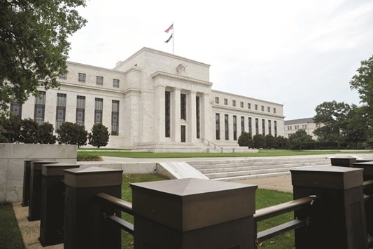 The US Federal Reserve building in Washington, DC. The FOMC is due to announce its decision at the end of the two-day meeting on Wednesday.
