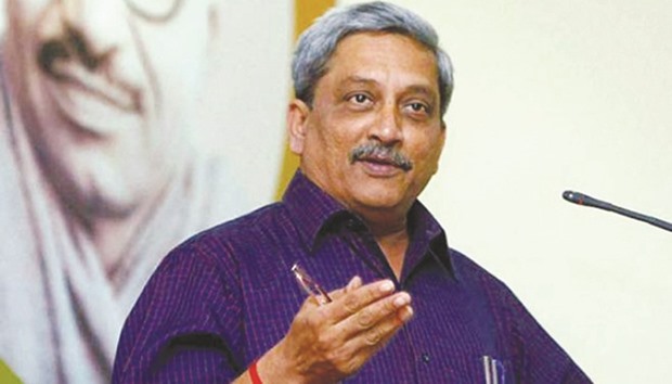 Manohar Parrikar will be sworn in as Goa's chief minister on Tuesday.