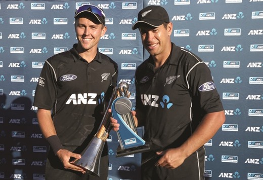 New Zealand will miss the services of both Trent Boult (left) and Ross Taylor for the second Test against South Africa which begins today.