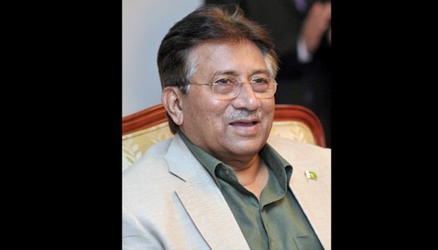 Former Pakistani president Pervez Musharraf
