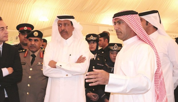 Top officials at the event.
