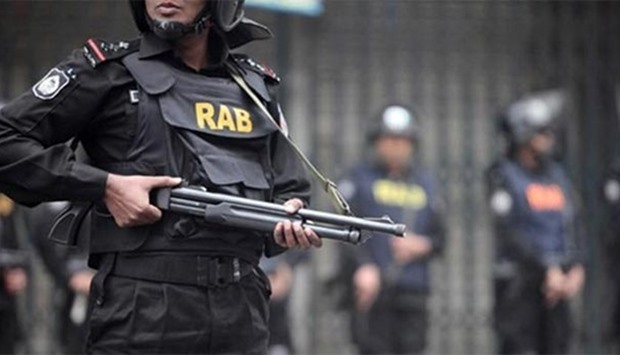 A man carrying explosives entered the Rapid Action Battalion (RAB) camp near Dhaka international airport on Friday morning.