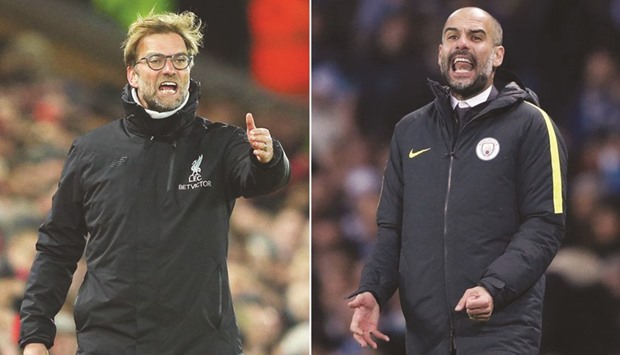Pep Guardiolau2019s Manchester City welcome Juergen Kloppu2019s Liverpool to the Etihad Stadium tomorrow.