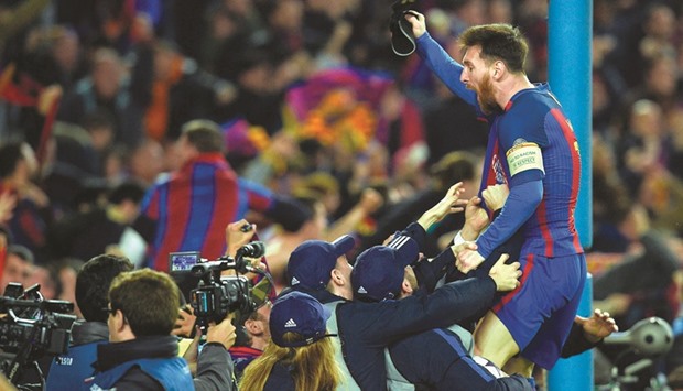 File picture of Barcelonau2019s Lionel Messi.