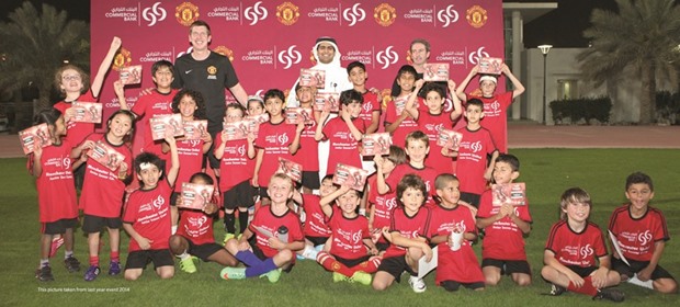 A total of 160 girls and boys are taking part in the soccer school from today at Al Arabi Stadium.