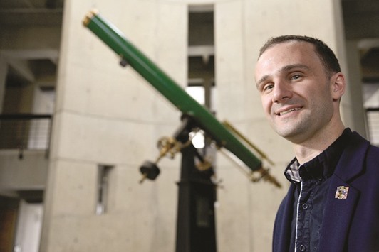 IN THE VANGUARD: Kirby Runyon, a Johns Hopkins University Ph.D candidate in planetary geology.