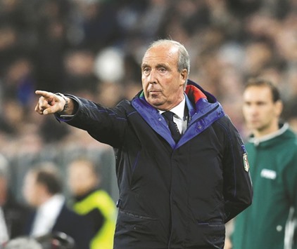 Gian Piero Ventura has steered Italy to three wins and a draw in their four qualifiers so far.