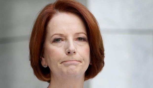 Former Australian prime minister Julia Gillard. 
