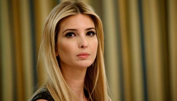 Ivanka Trump is pictured at a forum at the White House last month.
