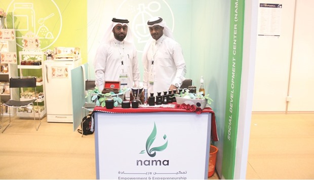 Nama Center officials at Agriteq yesterday.