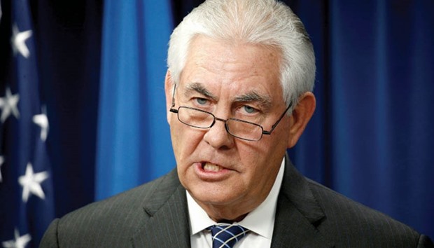 Tillerson: has also ordered a u2018mandatory social media checku2019 for all applicants who have ever been present in territory controlled by the Islamic State.