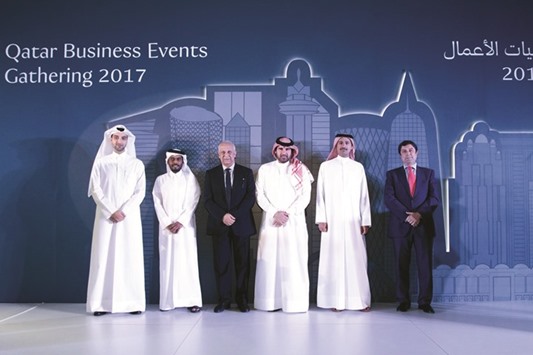Officials at the launch of the Business Events Guide.