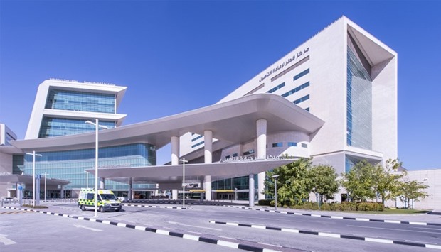 An exterior view of Qatar Rehabilitation Institute