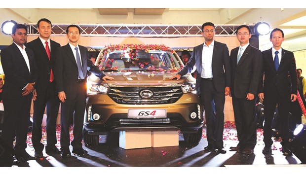 The GS4 being presented by Domasco and GAC officials.