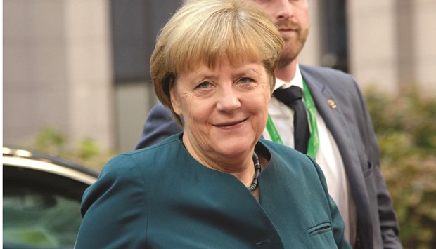 The vote in Saarland has been seen as a bellwether ahead of the September 24 general  election in which Merkel (right) is seeking a fourth term.