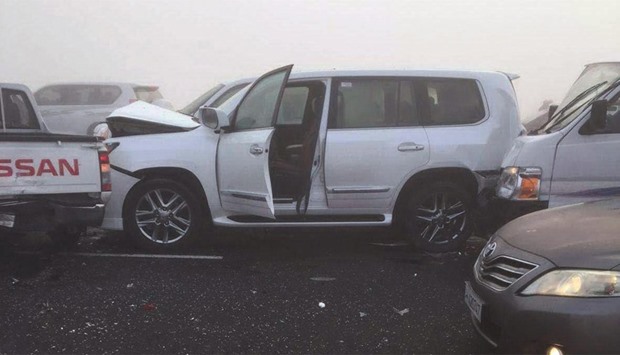 A road accidents in Qatar (file picture)