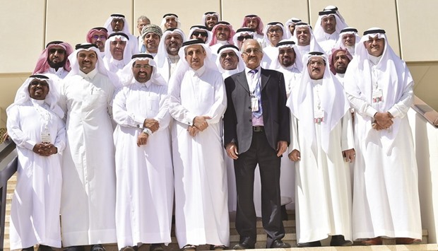 Participants at the meeting that opened at QU yesterday.