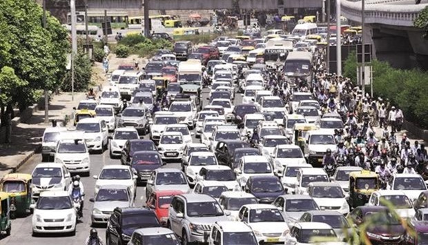 Millions of new vehicles pour onto India's roads every year. 