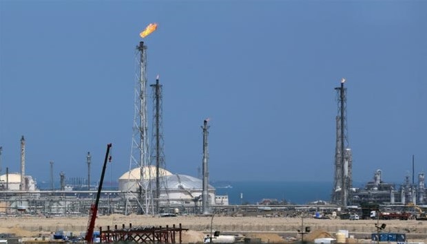 The Shuaiba oil refinery is seen south of Kuwait City. Kuwait National Petroleum Company's CEO Mohammad al-Mutairi said on Thursday the Shuaiba refinery will cease to operate on Friday after almost a half century in service.