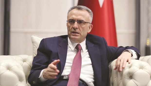 The ratio of Turkeyu2019s budget deficit to gross domestic product may be as much as one percentage point higher than the governmentu2019s target, says Agbal.