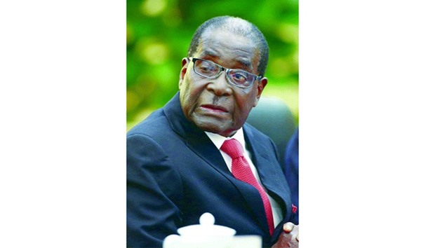 Robert Mugabe ...blame game.