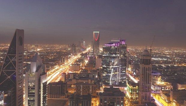 Light trails from traffic along the King Fahd highway (left) and Olaya Street, right, lead towards the Kingdom Tower (centre rear) in Riyadh. The PIF has become part of Deputy Crown Prince Mohammed bin Salmanu2019s plan to wean Saudi Arabia off its reliance on oil and make it a financial powerhouse. Already itu2019s committed $45bn to a new technology fund. Itu2019s a high-stakes plan for the 31-year-old prince.