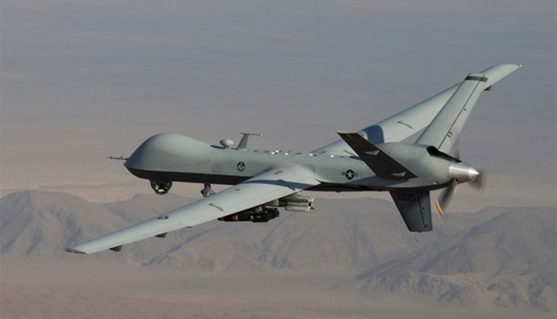 A US drone over Yemen. File picture