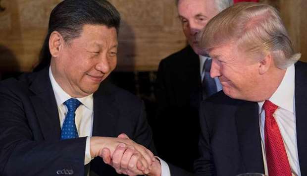 Xi Jinping and Donald Trump  (file photo)