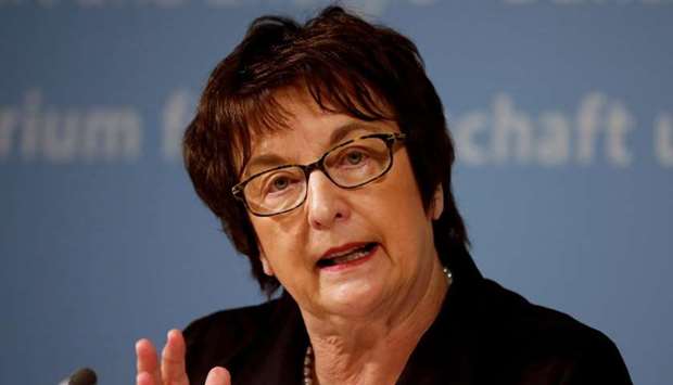 German Economy Minister Brigitte Zypries
