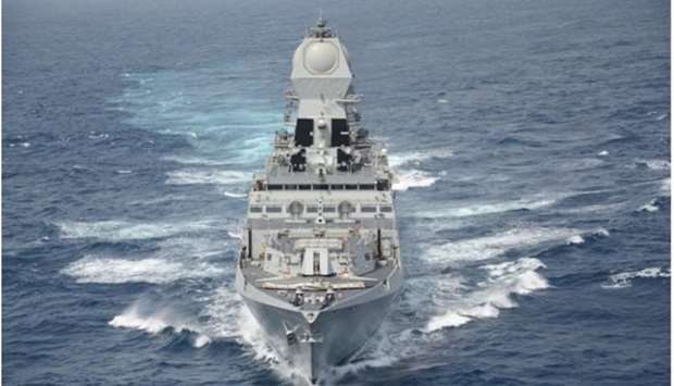 The Indian government has also deputed Indian Naval Ship (INS) Kolkata, the lead ship of the three Kolkata Class destroyers