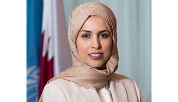 The message was handed over by HE the Permanent Representative of Qatar to the United Nations Sheikha Alya Ahmed bin Saif al-Thani