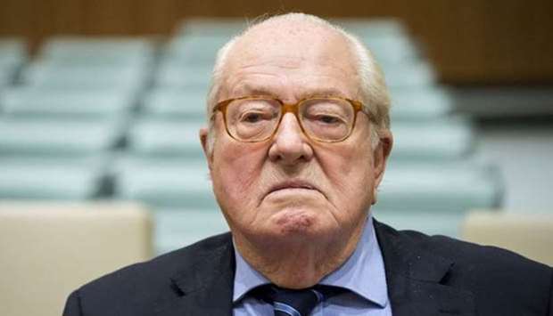 National Front founder Jean-Marie Le Pen.