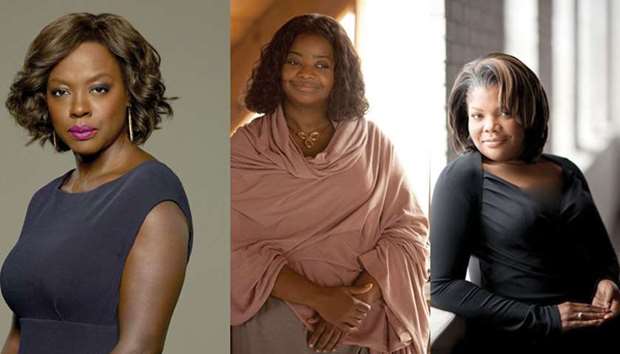 IN THE VANGUARD: From left, Viola Davis, Octavia Spencer and Mou2019Nique.